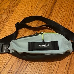 Timbuk2 Black and Gray Belt Bag with Neon Accents